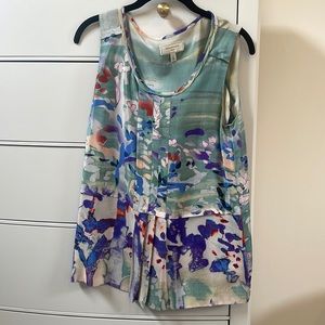 Anthropologie Moulinete Soeurs Silk Top size 6